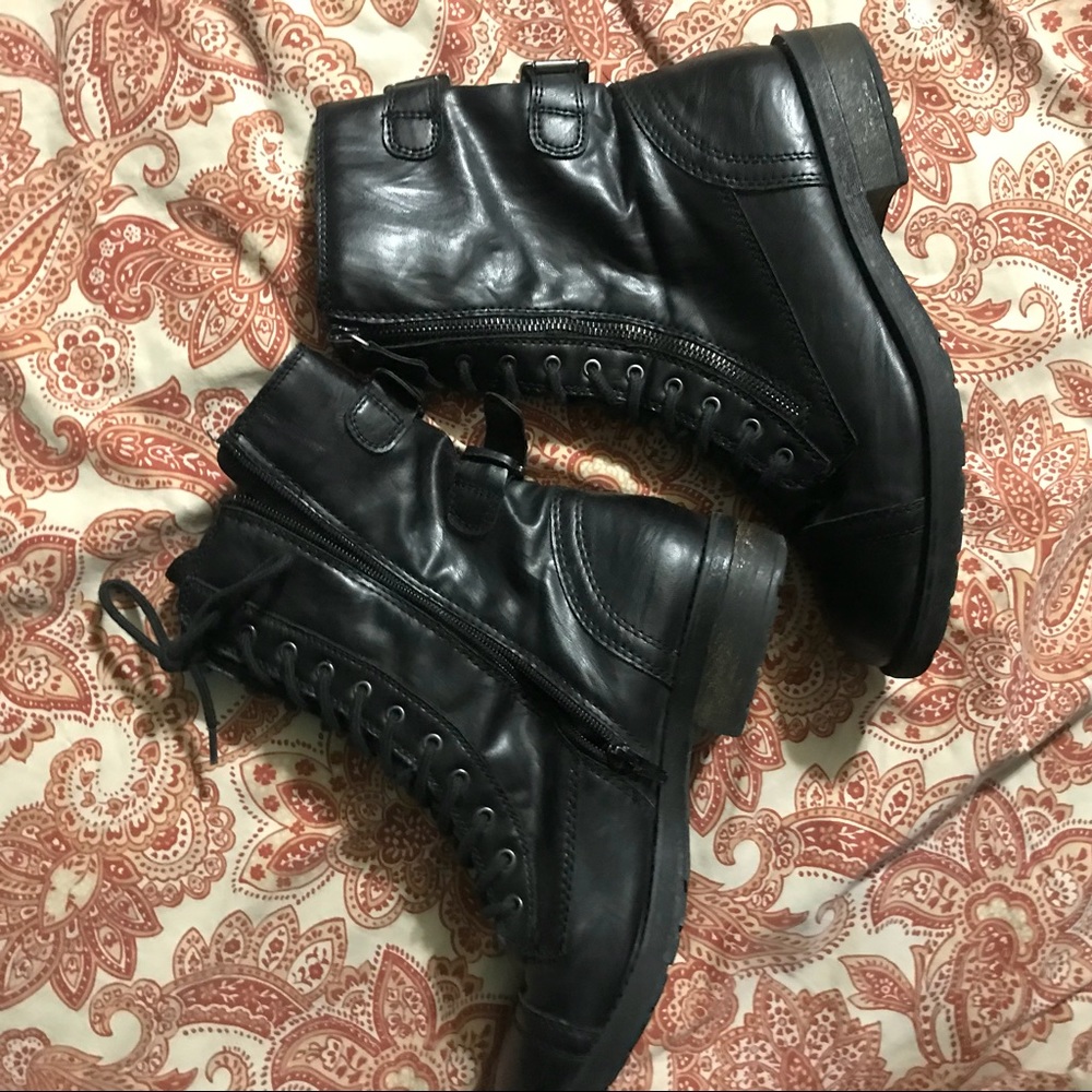 Combat boots, women’s size 9